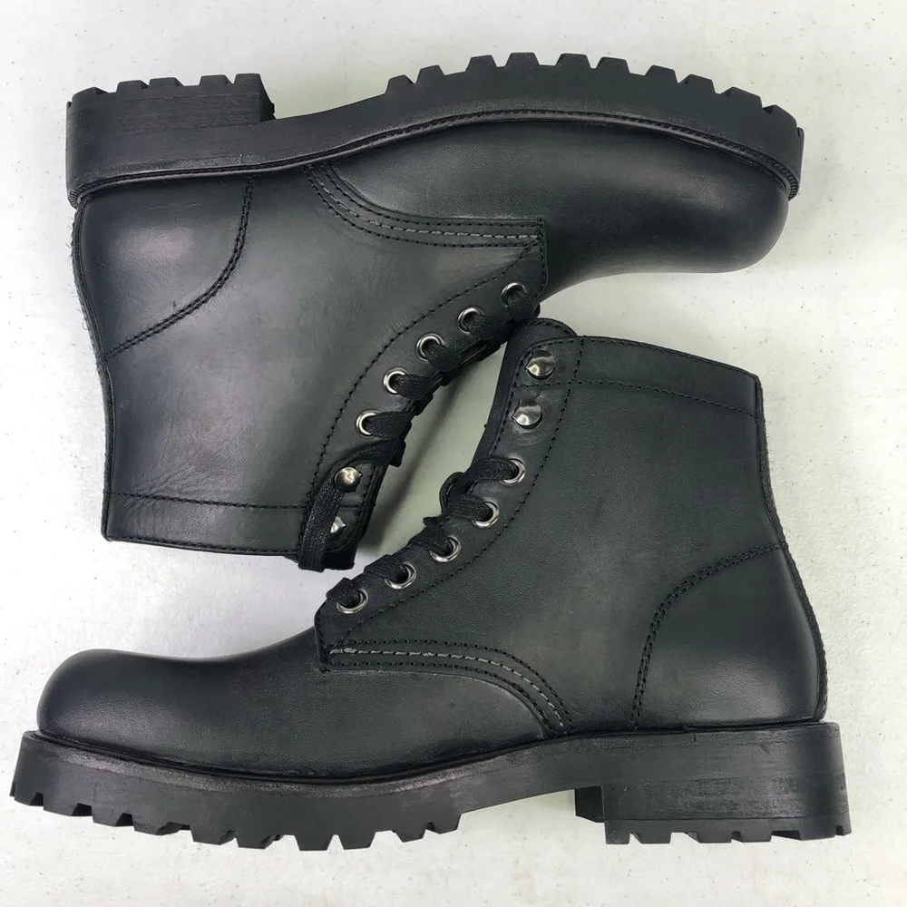 Bloomingdales The Mens Store Leather Lace Up Boots